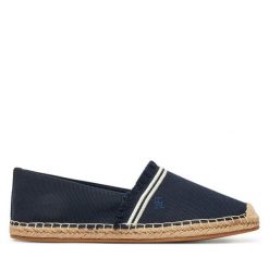 Espadryle Tommy Hilfiger. Niebieskie espadryle damskie Tommy Hilfiger, bez wzorów, bez obcasa. Za 169.99 zł.