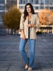 Jeansy FLARE - niebieski. Niebieskie jeansy damskie Sinsay. Za 59.99 zł.