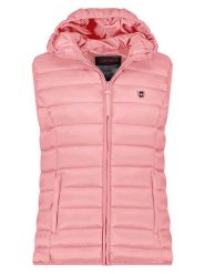 ANAPURNA Kamizelka pikowana "Vakitalana" w kolorze jasnoróżowym rozmiar: M. Różowe kamizelki damskie ANAPURNA, m, bez wzorów, bez kaptura. Za 113.99 zł.