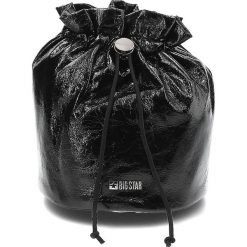 Czarny Plecak Big Star Modny Worek Na Plecy Damski. Czarne shopper bag Big Star Accessories, bez wzorów, bez dodatków. Za 139.00 zł.
