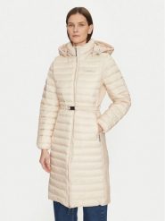 Calvin Klein Kurtka zimowa K20K207732 Beżowy Slim Fit. Brązowe kurtki damskie Calvin Klein, na zimę, s, bez wzorów, z syntetyku, bez kaptura. Za 629.99 zł.