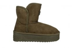 Śniegowce D Franklin Nordic V2 Basic Low Olive Night 206011, Zielony, Materiał - 40. Zielone śniegowce damskie D.Franklin, z gumy, za kostkę. W wyprzedaży za 179.10 zł.