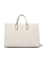 Tommy Hilfiger Torebka Th Daily Satchel Mono AW0AW18418 Écru. Torebki klasyczne damskie Tommy Hilfiger, ze skóry, bez dodatków. Za 699.99 zł.