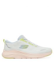 Skechers Sneakersy Vapor Foam Smooth Ride 150028/WMLT Biały. Białe obuwie sportowe damskie Skechers, z materiału, bez zapięcia. Za 219.99 zł.