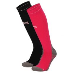 Skarpety kompresyjne do biegania Xtreme, 2 par, Multi Różowy. Czerwone skarpetki damskie XTREME SOCKSWEAR, bez wzorów. Za 142.99 zł.