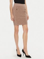 Marciano Guess Spódnica ołówkowa Hermione 4BGD01 5661Z Brązowy Slim Fit. Brązowe spódnice damskie Marciano Guess, xl, z aplikacjami, z syntetyku. Za 289.99 zł.