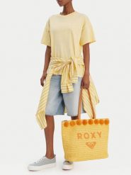 Roxy Torebka CWBEO-ROXY-L-003-09 Żółty. Żółte shopper bag Roxy, bez dodatków. Za 119.99 zł.