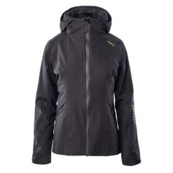 Kurtka narciarska damska Iguana Laura W - czarna, Rozmiar S. Czarne kurtki sportowe damskie IGUANA, na zimę, s, bez wzorów, z puchu, bez kaptura. Za 399.99 zł.