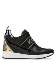 MICHAEL Michael Kors Sneakersy Maven Slip On Trainer 43F2MVFP1D Czarny. Czarne obuwie sportowe damskie MICHAEL Michael Kors, ze skóry, bez zapięcia. Za 809.99 zł.