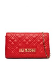 LOVE MOSCHINO Torebka JC4079PP0OLA0500 Czerwony. Czerwone torebki wieczorowe damskie Love Moschino, bez wzorów, ze skóry, bez dodatków. Za 609.99 zł.
