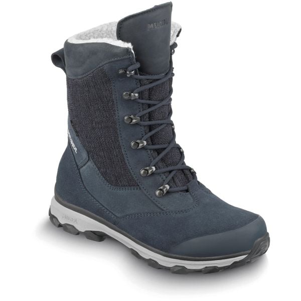 Buty zimowe damskie MEINDL Samnaun Lady GTX. Niebieskie obuwie trekkingowe damskie MEINDL, bez zapięcia. Za 1,249.00 zł.