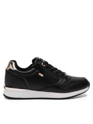 MEXX Sneakersy MI001008243W Czarny. Czarne obuwie sportowe damskie Mexx, ze skóry, bez zapięcia. Za 239.99 zł.