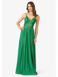 APART Sukienka w kolorze zielonym rozmiar: 38. Zielone sukienki damskie Apart, bez wzorów, z koronki, bez ramiączek. Za 260.99 zł.