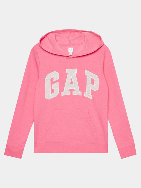Gap Bluza 620403-00 Różowy Regular Fit. Czerwone bluzy dziewczęce GAP, bez wzorów, z bawełny, bez ramiączek, bez kaptura. Za 89.99 zł.