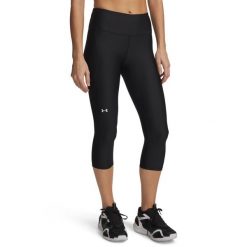 Legginsy fitness damskie Under Armour rybaczki. Legginsy damskie Under Armour, m, bez wzorów, z materiału. Za 199.99 zł.