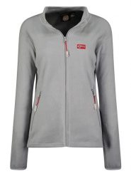 Geographical Norway Kurtka polarowa "Ulyssia" w kolorze szarym rozmiar: XL. Szare kurtki damskie Geographical Norway, xl, bez wzorów, z polaru, bez kaptura. Za 51.95 zł.