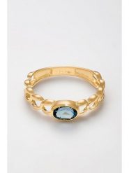 Maison héritage PARIS Złoty pierścionek "Luminita" z topazem rozmiar: 56. Żółte pierścionki damskie maison héritage PARIS, z topazem, złote. Za 986.02 zł.