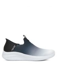 Skechers Sneakersy Ultra Flex 3.0 150183/BKW Czarny. Czarne obuwie sportowe damskie Skechers, z materiału, bez zapięcia. Za 319.99 zł.