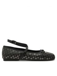 MICHAEL Michael Kors Baleriny Collette Flex Ballet 40R5COFP1L Czarny. Czarne balerinki damskie MICHAEL Michael Kors, bez wzorów, ze skóry. Za 589.99 zł.