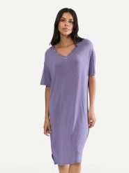 Triumph Koszula nocna Timeless Sensuality 10222628 Fioletowy Relaxed Fit. Fioletowe koszule nocne i halki Triumph, bez wzorów, z lyocellu, bez ramiączek. Za 209.99 zł.