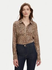 Marciano Guess Koszula 5GGH32 7298A Beżowy Regular Fit. Brązowe koszule damskie Marciano Guess, z aplikacjami, z wiskozy, bez kołnierzyka, bez ramiączek. Za 539.99 zł.