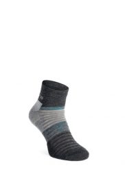 Skarpety merino Inov-8 Merino Mid Sock. Szare skarpetki damskie Inov-8, bez wzorów, z materiału. Za 78.09 zł.