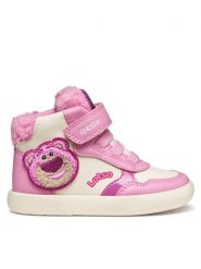 Geox Sneakersy B Gisli B561ME 0BCBH C8299 S Różowy. Czerwone buty sportowe dziewczęce Geox, bez wzorów, ze skóry, bez zapięcia. Za 189.99 zł.