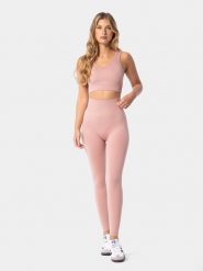 Carpatree Legginsy sportowe "Simply" w kolorze jasnoróżowym rozmiar: L. Różowe legginsy damskie Carpatree, l, bez wzorów, z materiału. Za 131.74 zł.