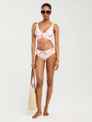 Dół od kostiumu kąpielowego z motywem kwiatowym Morrasa 000. Bikini Big Star, bez wzorów. Za 79.99 zł.