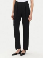 Armani Exchange Spodnie materiałowe XW000664 AF10872 UC001 Czarny Loose Fit. Czarne spodnie materiałowe damskie Armani Exchange, bez wzorów, z materiału. Za 689.99 zł.
