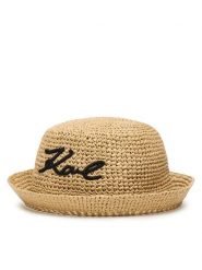 KARL LAGERFELD Kapelusz B2W46080 Beżowy jasny. Brązowe kapelusze damskie KARL LAGERFELD, bez wzorów. Za 429.99 zł.