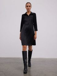 BGN Sukienka w kolorze czarnym rozmiar: 38. Czarne sukienki damskie BGN, bez wzorów, z tkaniny, bez ramiączek. Za 160.96 zł.