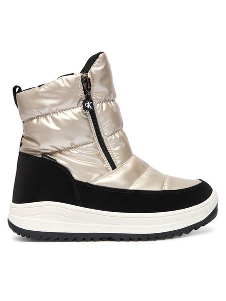 Calvin Klein Śniegowce V3A5-83140-1862101 D Złoty. Żółte kozaki dziewczęce Calvin Klein, bez wzorów, ze skóry, bez obcasa, bez zapięcia. Za 399.99 zł.