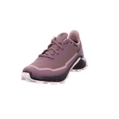 Buty do biegania damskie Salomon Alphacross 5 Gtx. Fioletowe obuwie sportowe damskie Salomon, z materiału, bez zapięcia, do biegania. Za 555.00 zł.