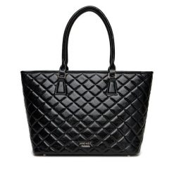 Torebka Nine West. Czarne shopper bag Nine West, bez wzorów, bez dodatków. Za 249.99 zł.