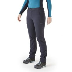 Spodnie softshellowe damskie Rab Incline AS Pants. Szare spodnie sportowe damskie RAB, na zimę, s, bez wzorów, narciarskie. Za 399.99 zł.