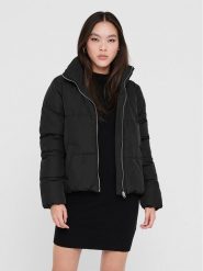 JDY Kurtka zimowa 15213591 Czarny Regular Fit. Czarne kurtki damskie JDY, na zimę, xs, bez wzorów, z syntetyku, bez kaptura. Za 229.99 zł.