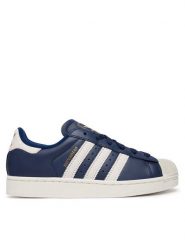 Adidas Sneakersy Superstar II KI3571 Granatowy. Niebieskie obuwie sportowe damskie Adidas, ze skóry, bez zapięcia. Za 449.99 zł.