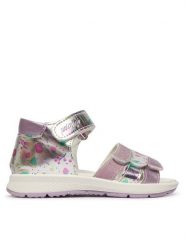 Primigi Sandały 1365444 S Srebrny. Szare sandały dziewczęce Primigi, ze skóry, bez obcasa, bez zapięcia. Za 209.99 zł.