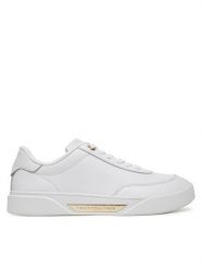 Tommy Hilfiger Sneakersy FW0FW08682 Biały. Białe obuwie sportowe damskie Tommy Hilfiger, ze skóry, bez zapięcia. Za 519.99 zł.