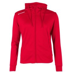 Damska bluza dresowa z kapturem zapinana na zamek błyskawiczny Stanno Field. Czerwone bluzy damskie STANNO, s, bez wzorów, z dresówki, z kapturem. Za 183.00 zł.