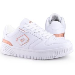 Buty damskie sportowe klasyczne Lotto SCOPI GC. Białe obuwie sportowe casual damskie Lotto, trekkingowe. Za 107.00 zł.