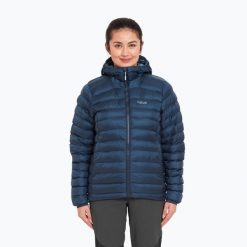 Kurtka ocieplana damska Rab Cirrus Alpine. Żółte kurtki damskie RAB, l, bez wzorów, z puchu, bez kaptura. Za 899.99 zł.