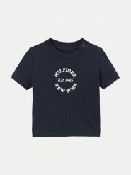 Tommy Hilfiger T-Shirt Graphic KN0KN01964 Granatowy Regular Fit. Niebieskie t-shirty i koszulki chłopięce Tommy Hilfiger, bez wzorów, z bawełny, bez kołnierzyka, bez ramiączek. Za 79.99 zł.