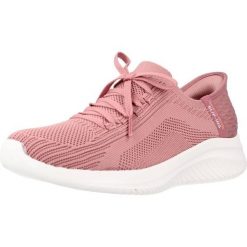 Buty SKECHERS SLIP-INS: ULTRA FLEX 3.0 TONAL STRETC Rose. Czerwone obuwie sportowe damskie Skechers, bez zapięcia, trekkingowe, Skechers Sport. Za 445.38 zł.