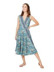 Ipanima Sukienka w kolorze turkusowym ze wzorem rozmiar: 34-40. Niebieskie sukienki damskie Ipanima, z aplikacjami, klasyczne, bez ramiączek. Za 65.99 zł.