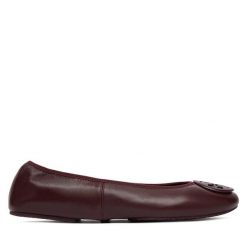 Baleriny Tory Burch. Czerwone balerinki damskie Tory Burch, bez wzorów. Za 1,354.00 zł.