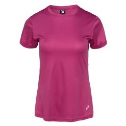 Koszulka damska Martes Lady Nalso - różowa, Rozmiar M. Czerwone koszulki sportowe damskie MARTES, l, bez wzorów, z materiału, bez ramiączek, do biegania. Za 29.99 zł.
