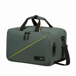 Plecak torba kabinowa z kieszenią na laptop American Tourister. Czarne torby na laptopa American Tourister, bez wzorów. Za 214.99 zł.