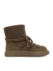 DeeZee Śniegowce DZ-AW08 Khaki. Brązowe śniegowce damskie DeeZee, z materiału. Za 229.99 zł.